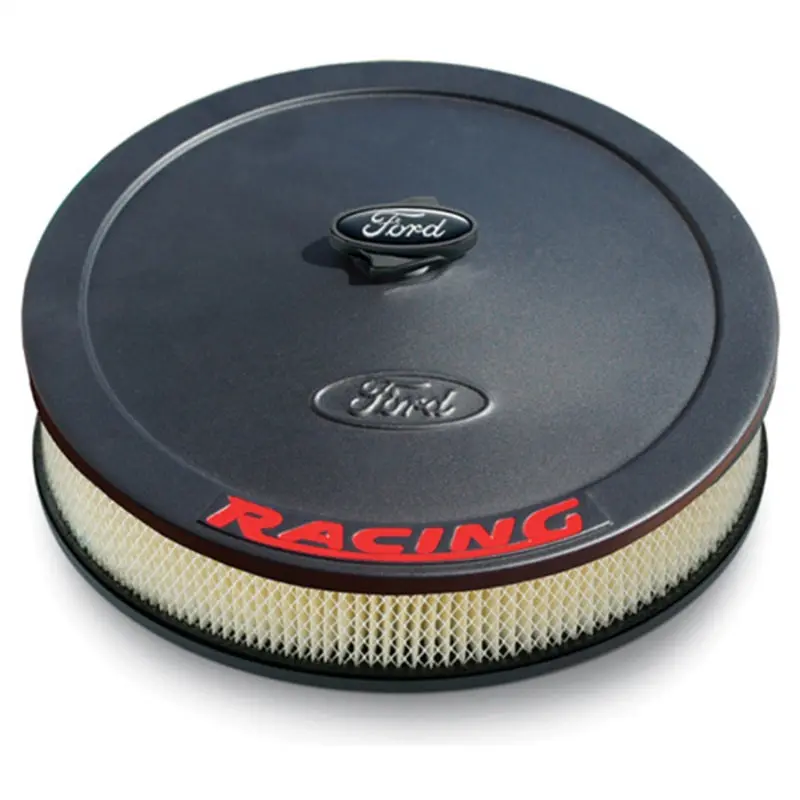 Ford Racing Air Cleaner Kit - Black Crinkle Finish W/ Red Emblem 2