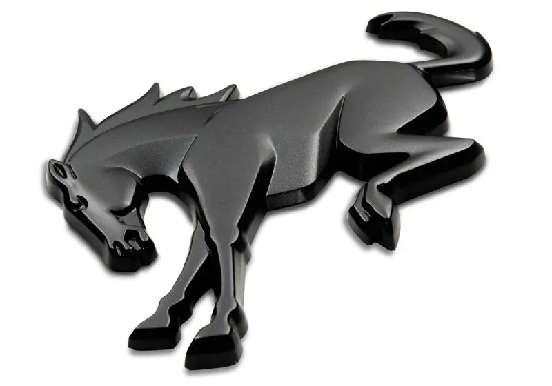 Ford Racing Bronco Rear Emblem - Matte Black 1