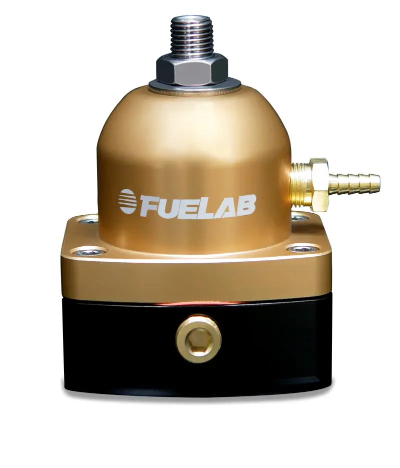 Fuelab 535 Efi Adjustable Mini Fpr 25-90 Psi (2) -6An In (1) -6An Return - Gold 1