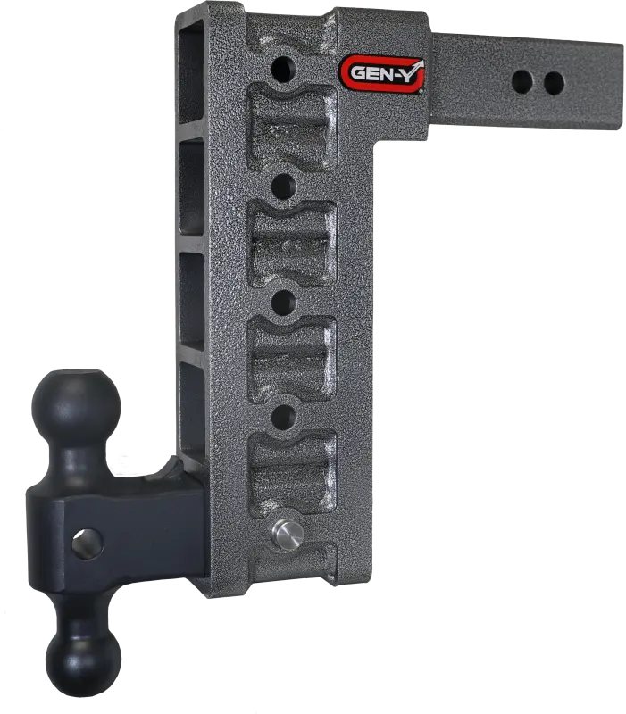 Gen-Y Mega Duty 2.5In Shank 12In Drop 3K Tw 21K Hitch W/Gh-061 Dual-Ball 2