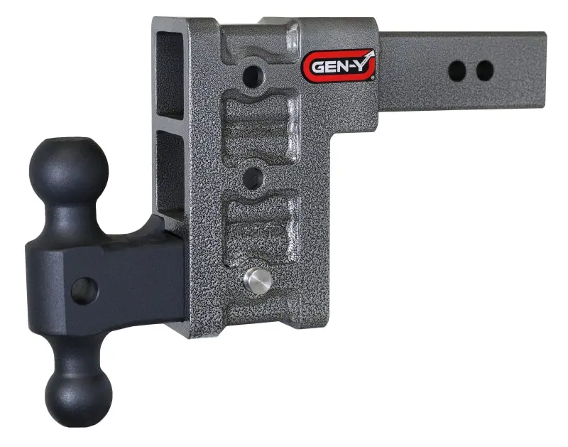 Gen-Y Mega Duty 2.5In Shank 6In Drop 3K Tw 21K Hitch W/Gh-061 Dual-Ball 1