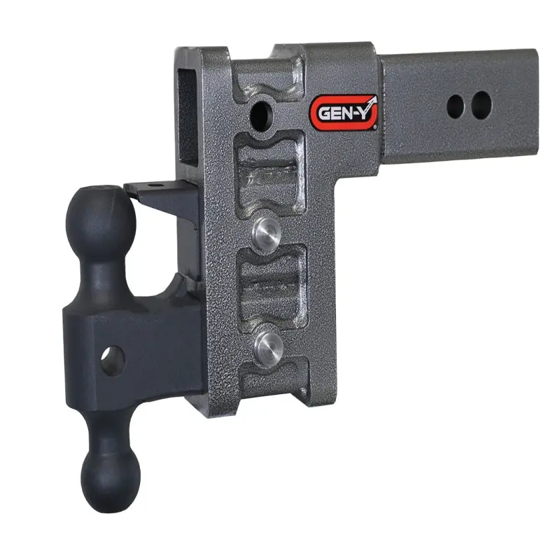 Gen-Y Mega Duty 3In Shank 6In Drop 3.5K Tw 32K Hitch W/Gh-0161 Dual-Ball/Gh-0162 Pintle Lock 1