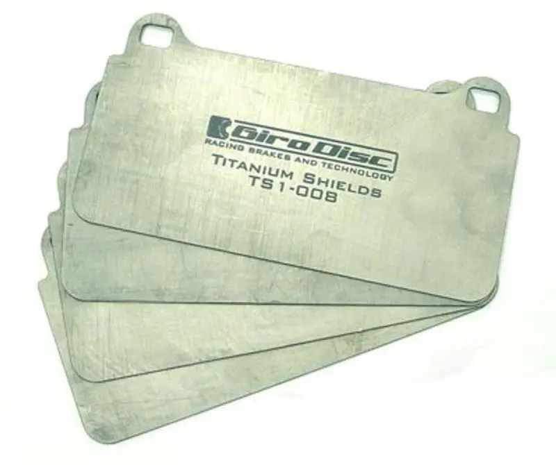 Girodisc Porsche 911 Carrera (991.1) W/Pccb Front Titanium Pad Shields 1