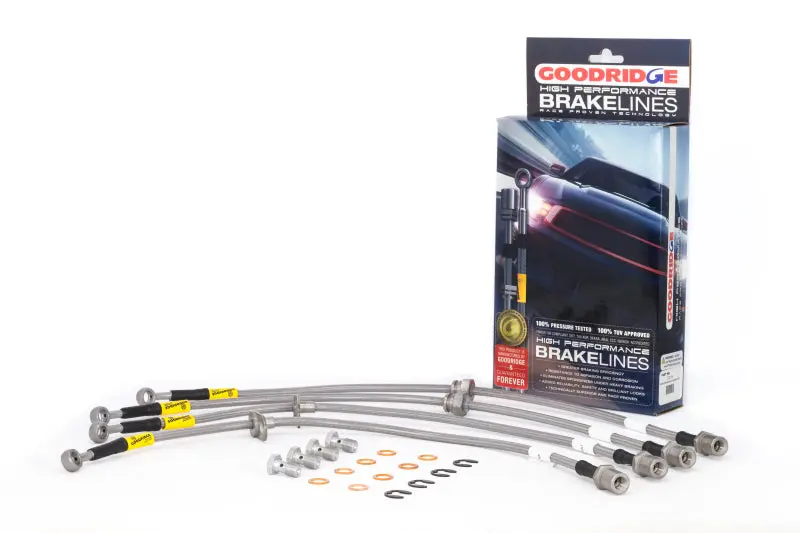 Goodridge 02-07 Subaru Wrx/Sti Brake Line Kit 2
