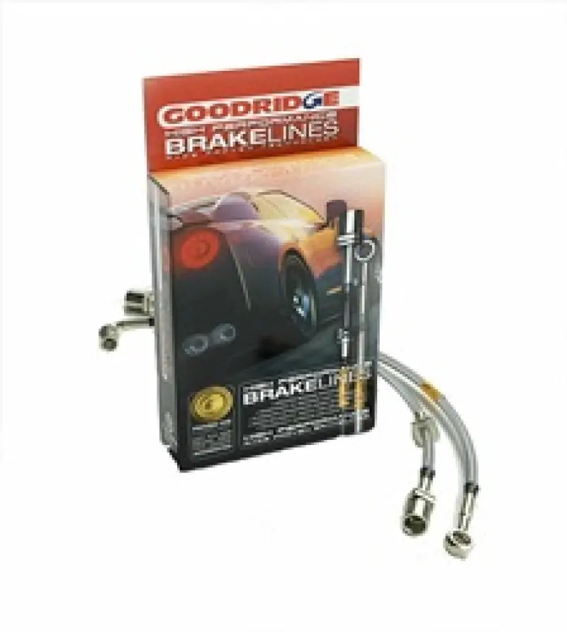 Goodridge 03-11 Honda Element Stainless Steel Brake Line Kit 2