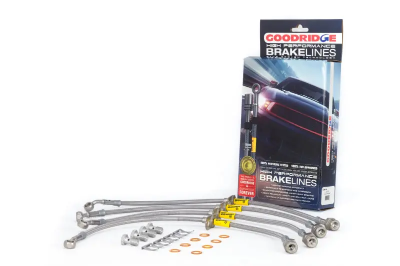 Goodridge 04-08 Acura Tsx Stainless Steel Brake Line Kit 1