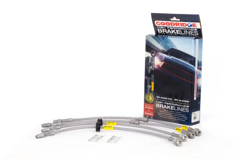 Goodridge 04-13 Mazda 3/Mazdaspeed3 Stainless Steel Brake Line Kit 1