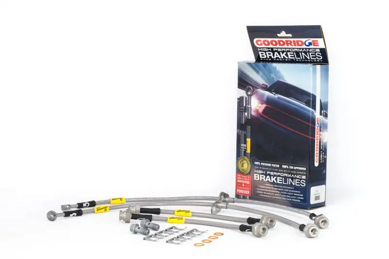 Goodridge 15-18 Honda Fit Ss Brake Line Kit 1
