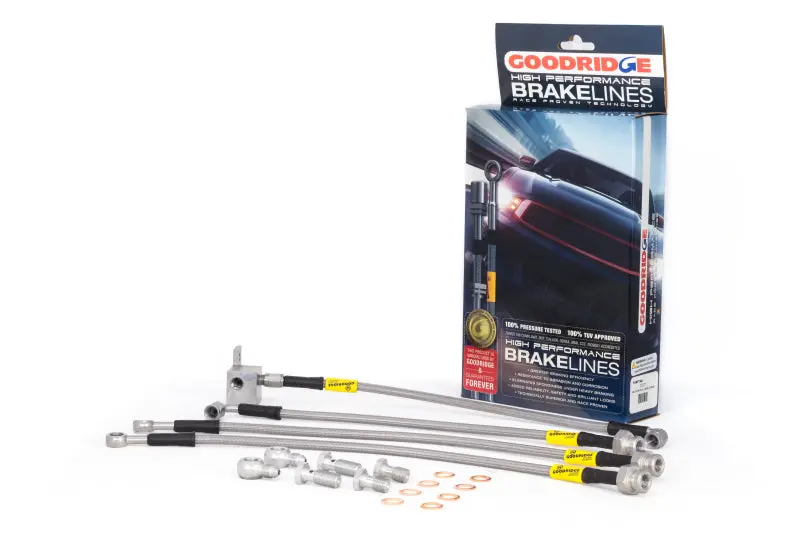 Goodridge 89-05 Mazda Miata Na/Nb Stainless Steel Brake Line Kit 1