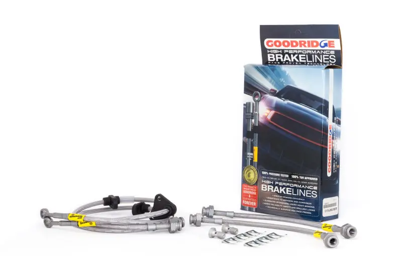 Goodridge 92-95 Honda Civic All Models W/ Rear Drum / 93-00 Del Sol Rear Drum Ss Brake Lines 1