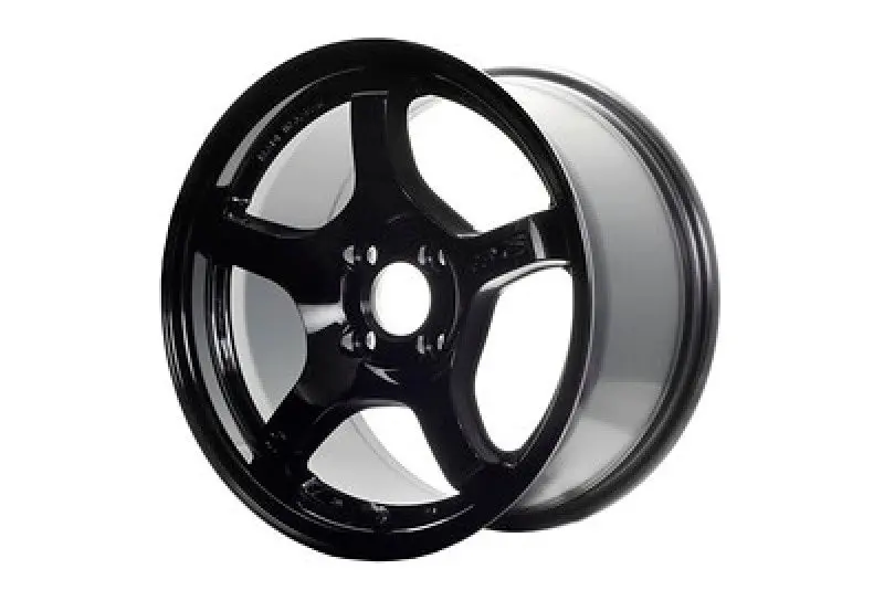 Gram Lights 57Cr 19X9.5 +25 5X114.3 Glossy Black Wheel 1