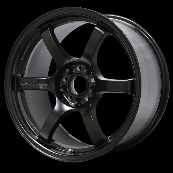 Gram Lights 57Dr 17X9.0 +38 5X100 Semi Gloss Black Wheel 1