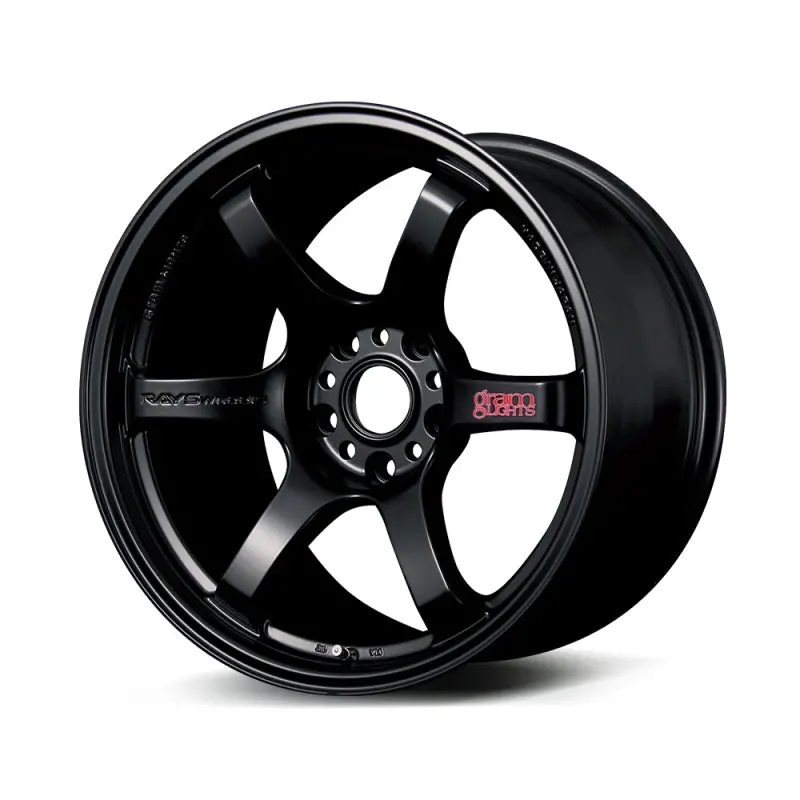 Gram Lights 57Dr 18X9.5 +38 5X100 Semi Gloss Black Wheel 1