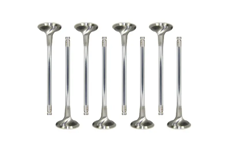 Gsc P-D 4G63t Evo1-9/Dsm 90-98 Chrome Polished Super Alloy Exhaust Valve - 31.5Mm Head(+1Mm) -Set 8 1