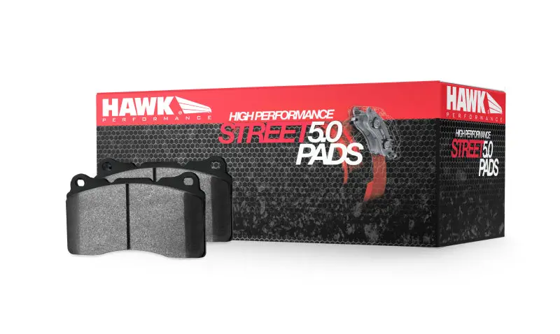 Hawk 2013-2014 Subaru Brz Ltd (277Mm Fr Disc/Solid Rr Disc) High Perf. Street 5.0 Rear Brake Pads 2