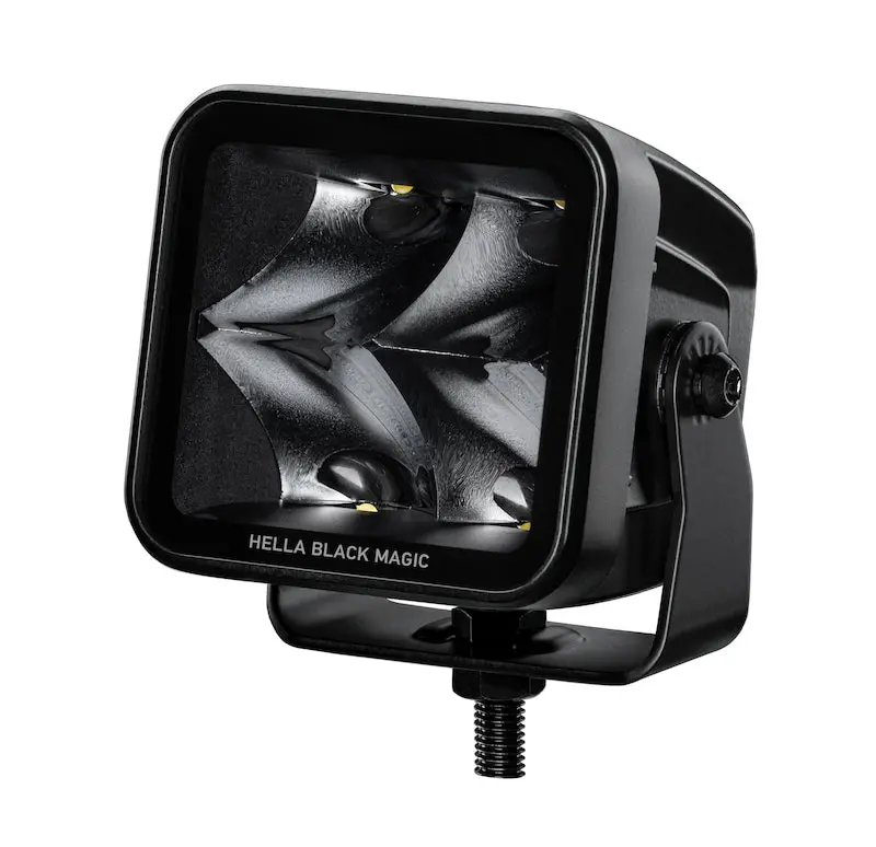 Hella Universal Black Magic 3.2In L.E.D. Cube Kit - Spot Beam 2