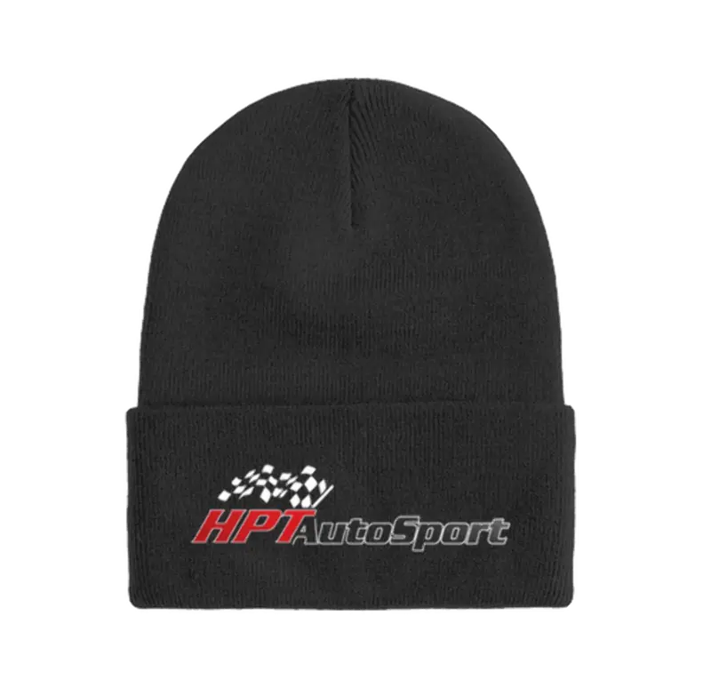 Hptautosport Fleece Lined Cuff Beanie W/ Embroidered Logo 1