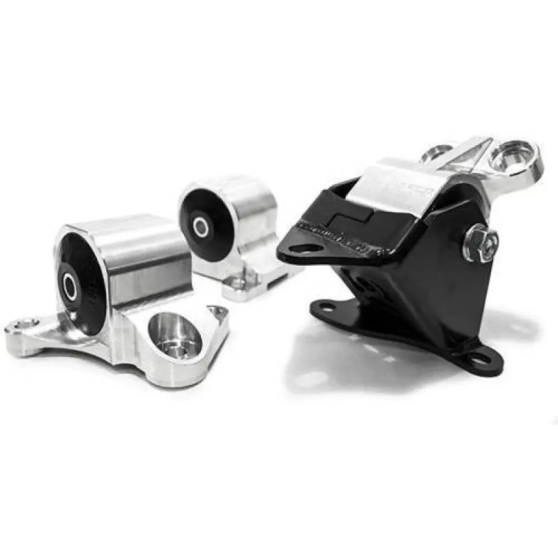 Innovative 96-00 Civic B/D Series Silver Aluminum Mounts 95A Bushings (2 Bolt) 1