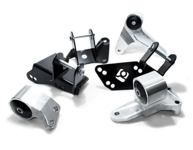 Innovative 96-00 Civic K-Series Silver Aluminum Mounts 75A Bushings (Eg/Dc Subframe) 1