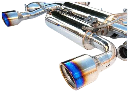 Invidia 03-05 Infiniti Fx35/45 Gemini Rolled Titanium Tip Cat-Back Exhaust 1