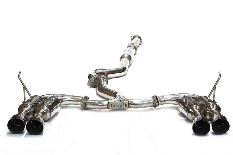Invidia 12+ Subaru Br-Z/Fr-S Gemini/R400 Single Layer Stainless Steel Tip Cat-Back Exhaust 1