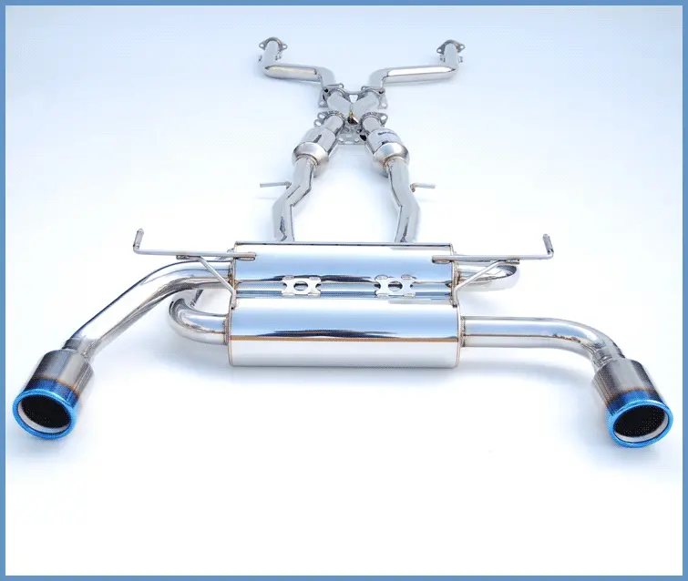 Invidia 14+ Infiniti Q50 Gemini W/ Rolled Titanium Tips Cat-Back Exhaust 1