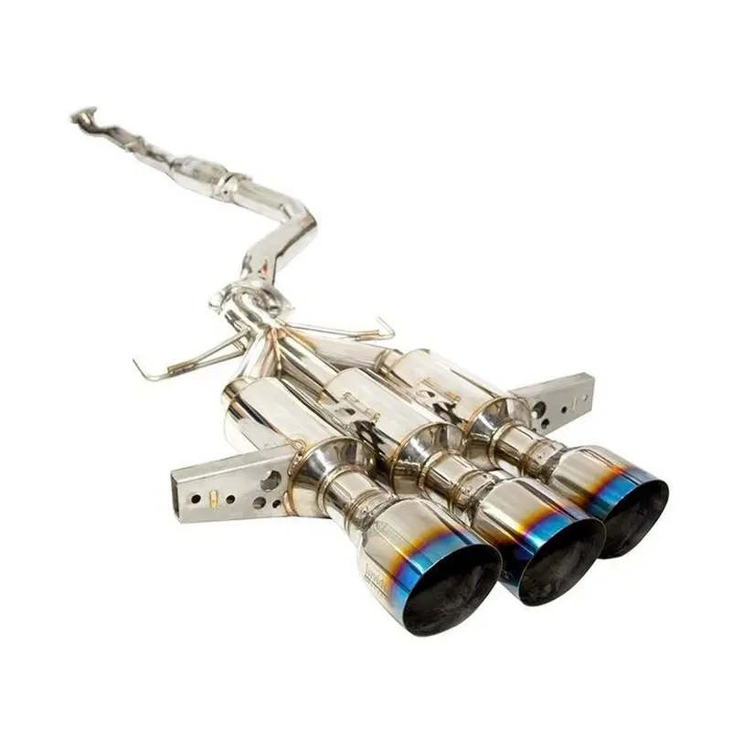 Invidia 2017 Honda Civic Type-R Gemini/R400 Full 76Mm Exhaust W/Front Pipe And Titanium Tips 1