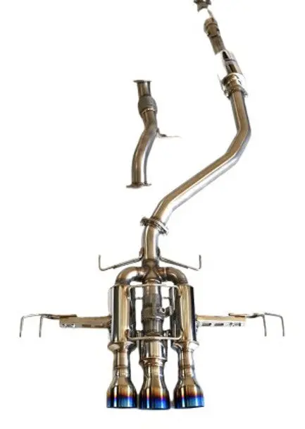 Invidia 24+ Acura Integra Type-S De5 R400 Cat-Back Exhaust System - Single Layer Ti Tip 2
