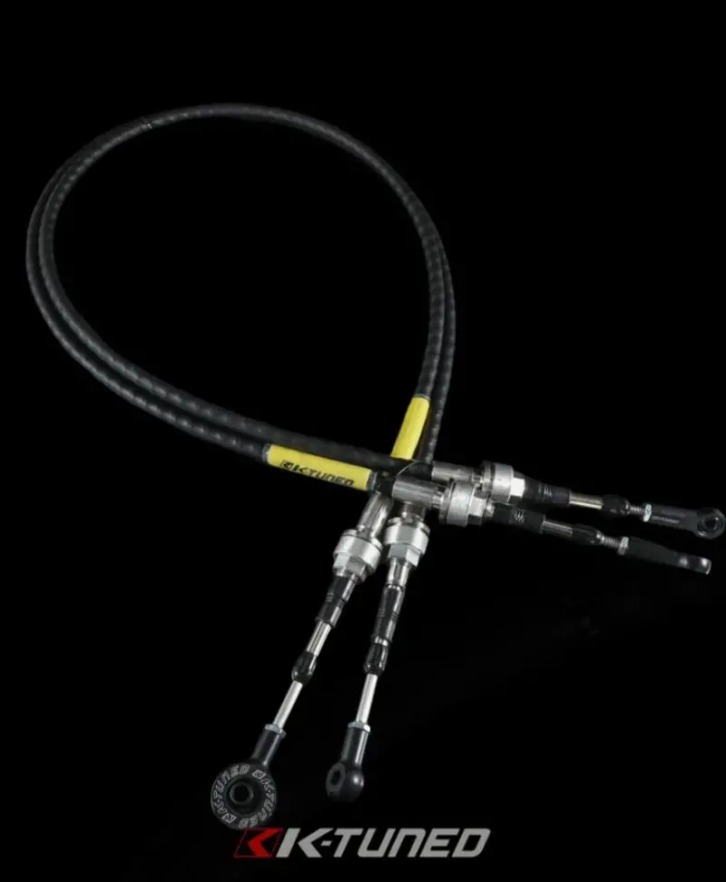 K-Tuned Shifter Cables - Race-Spec Shifter Cables (W/ Billet Trans Bracket) Rsx 2