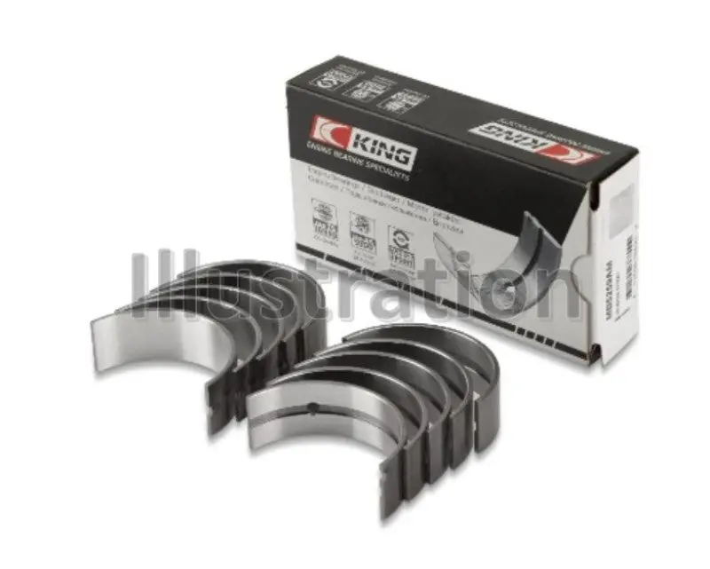 King Engine Bearings Amc/Jeep 390/401 Crankshaft Main Bearing Set - Undersize 0.10In 1