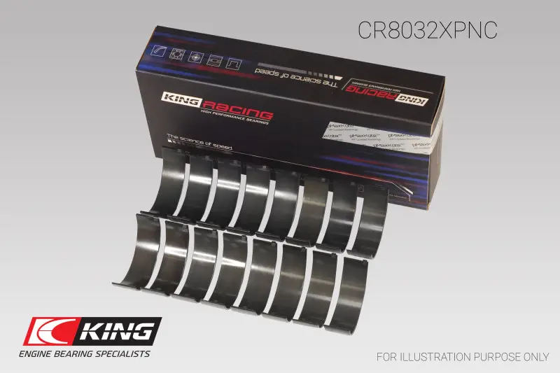 King Engine Bearings Chrysler 345/370 16V Connecting Rod Bearing Set 1