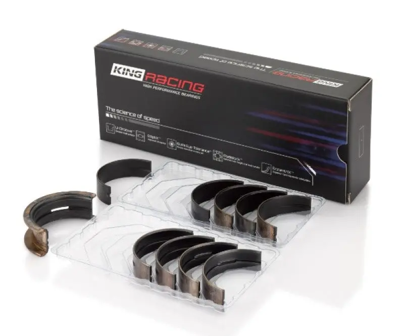King Engine Bearings Ford Mustang 302 Coyote Performance Main Bearing Set - Size +.026Mm 1