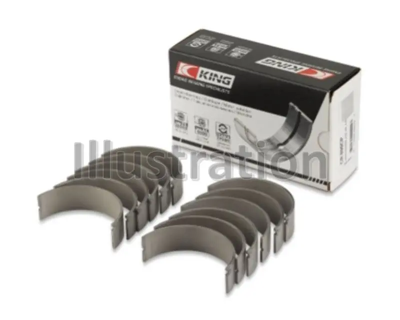 King Engine Bearings Nissan Vq35hr/Vq37hr Connecting Rod Bearing Set - Size +0.25Mm 1