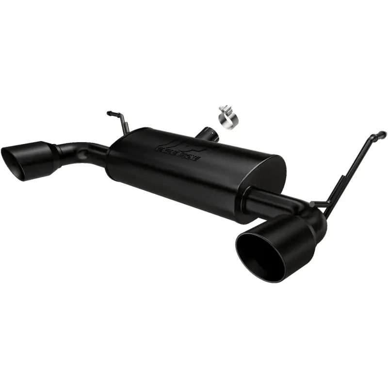 Magnaflow 07-17 Jeep Wrangler Jk 3.8/3.6L Dual Split Rear Exit Black Axle-Back Exhaust 2