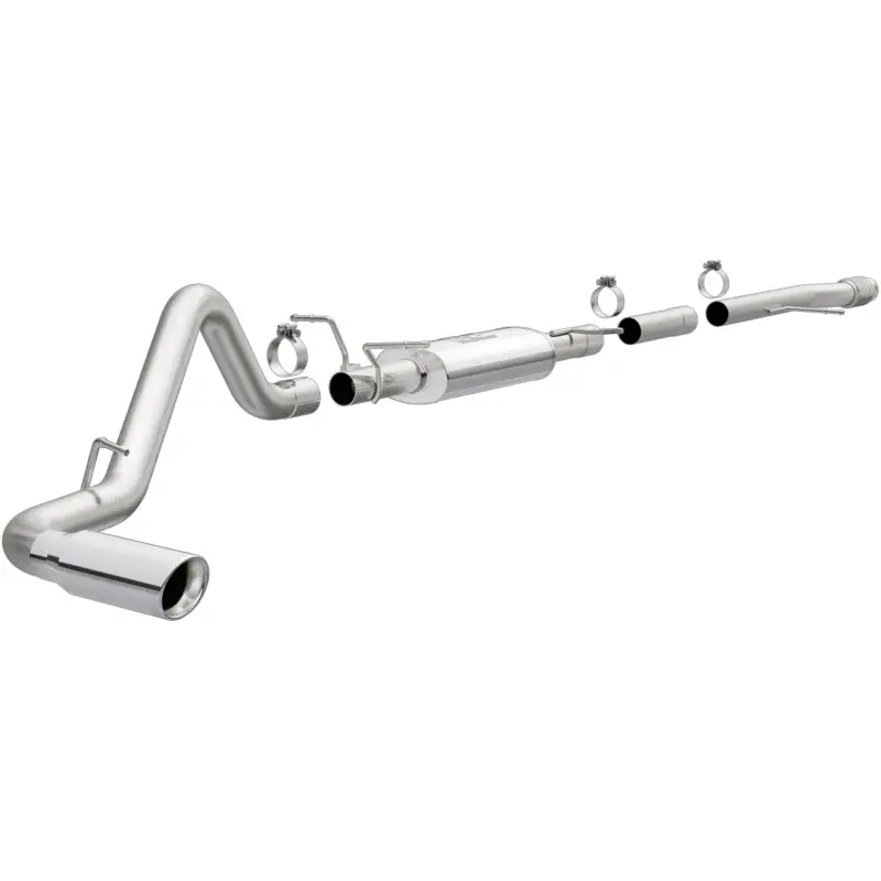 Magnaflow 14 Chevy Silverado V8 5.3L Cc/Ec Cab Single P/S Rear Exit Stainless Cat Back Perf Exhaust 2