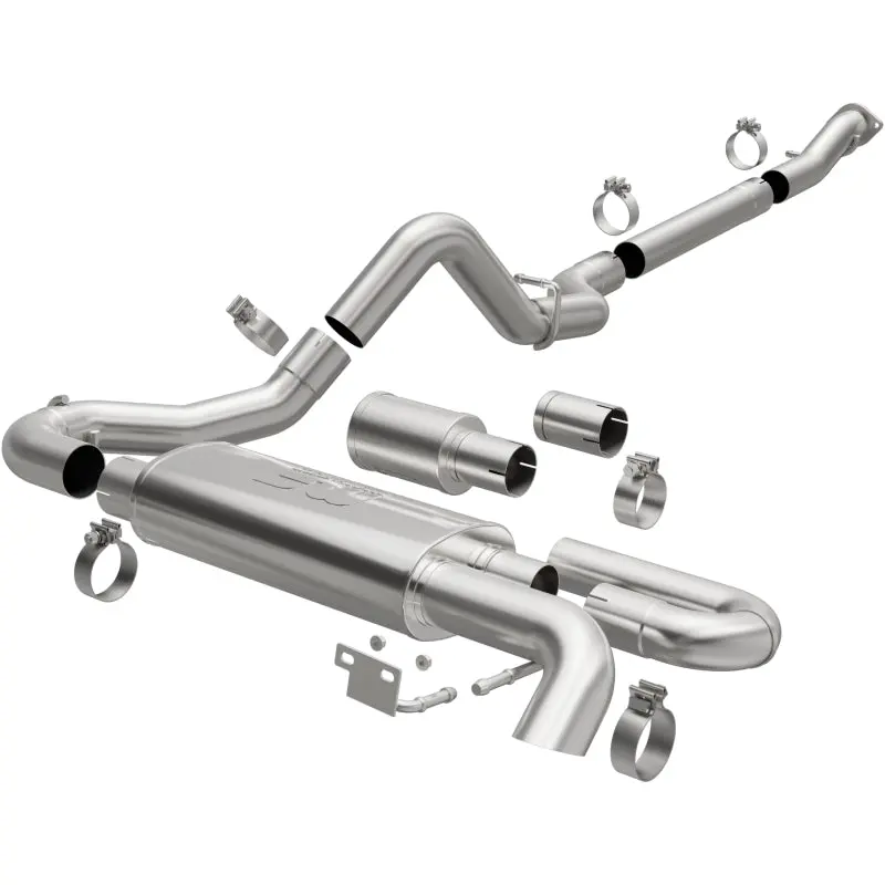 Magnaflow 2021 Ford Bronco Overland Series Cat-Back Exhaust W/ Single Straight Driver Exit- No Tip 1