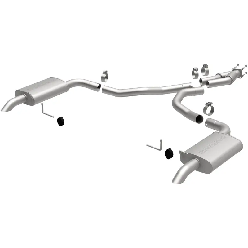 Magnaflow 75-79 Chevy Corvette V8 5.7L Dual Split Rear Exit Stainless Cat-Back Perf Exhaust 2