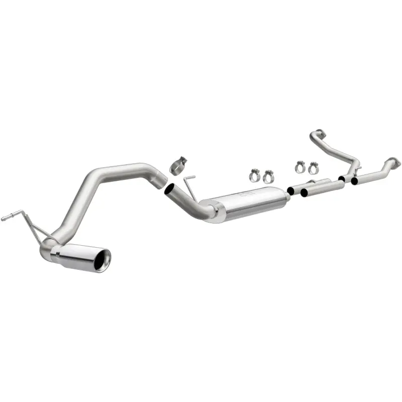 Magnaflow Catback 07-15 Nissan Titan V8 Lgas/Lflex Single Mf Polished Stainless Exhaust 2