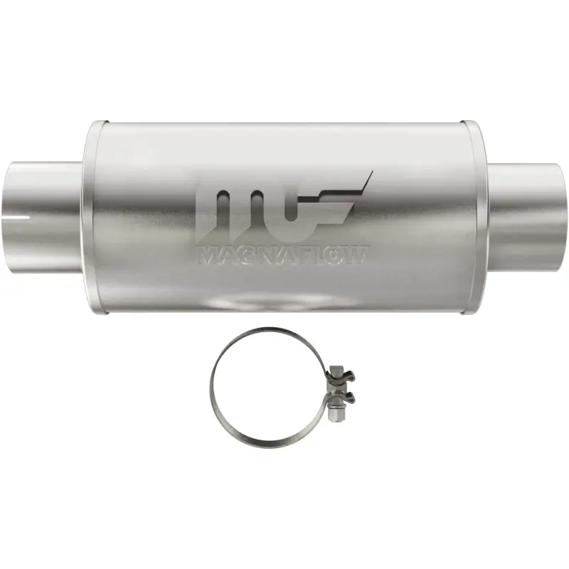 Magnaflow Muffler Mag Dsl Ss 7X7x14 4In Inlet 4In Outlet 2