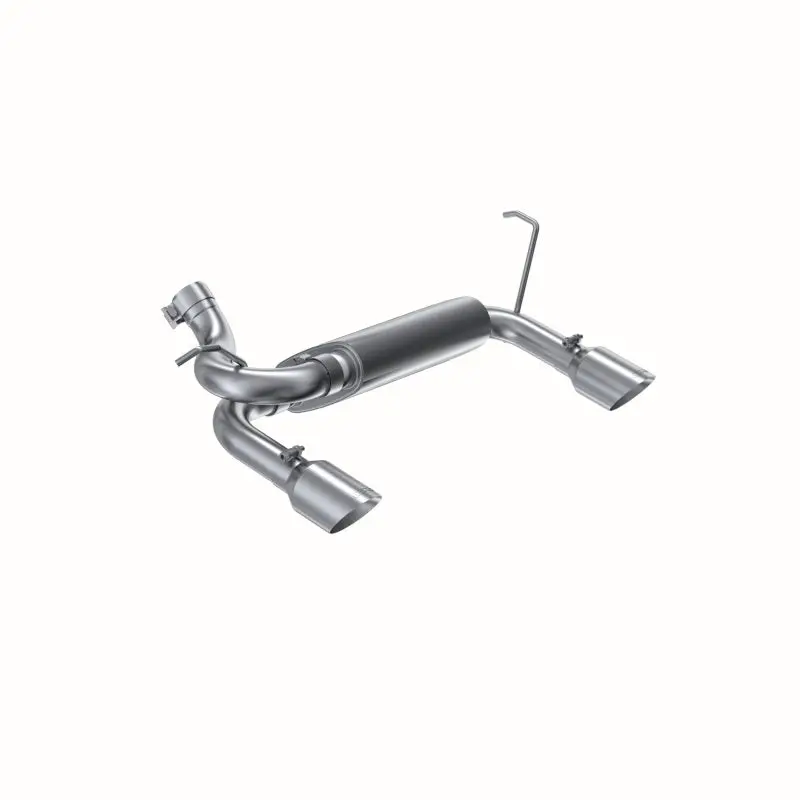 Mbrp 07-14 Jeep Wrangler/Rubicon 3.6L/3.8L V6 Axle-Back Dual Rear Exit Aluminum Performance Exhaust 1