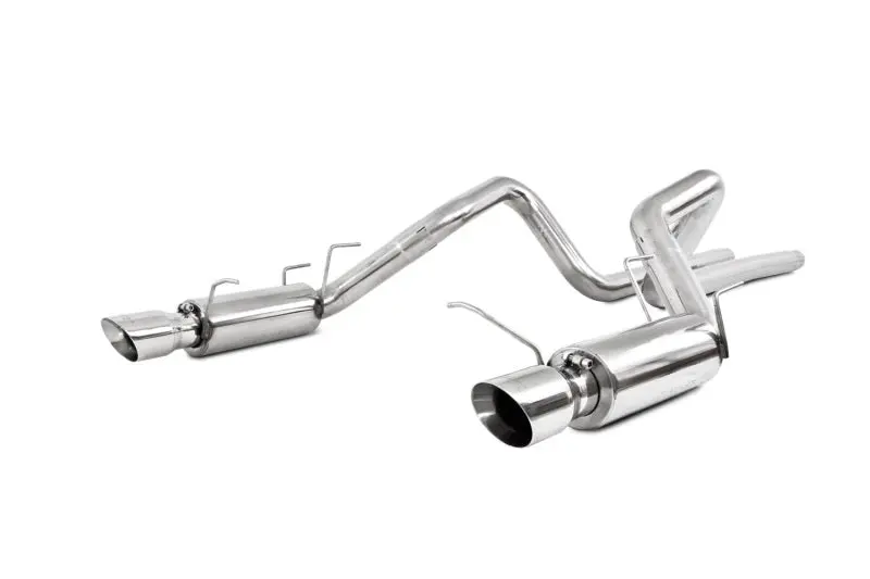 Mbrp 11-14 Ford Mustang Gt 5.0L Dual Split Rear Race Version T409 3In Cat Back Exhaust System 2
