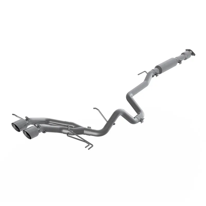 Mbrp 13-18 Hyundai Veloster Turbo 4.0In Od Tips Dual Outlet 2-1/2In Al Cat Back 1