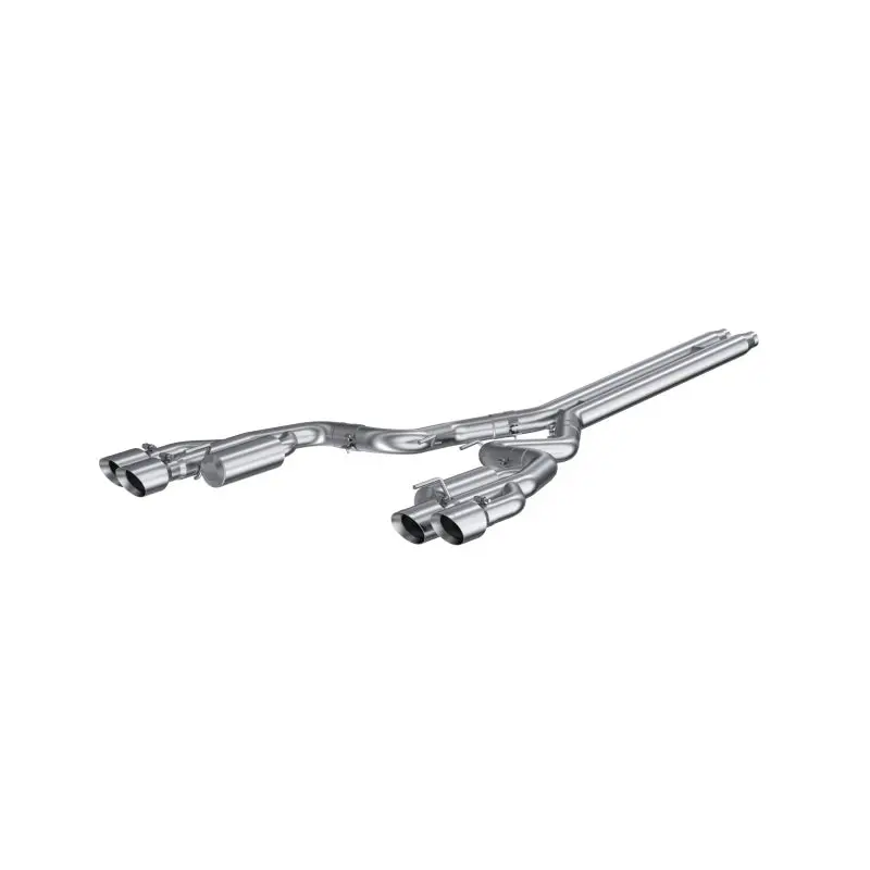 Mbrp 18-19 Ford Mustang Gt 5.0 3In Cat Back Quad Tip Race Version - T304 1