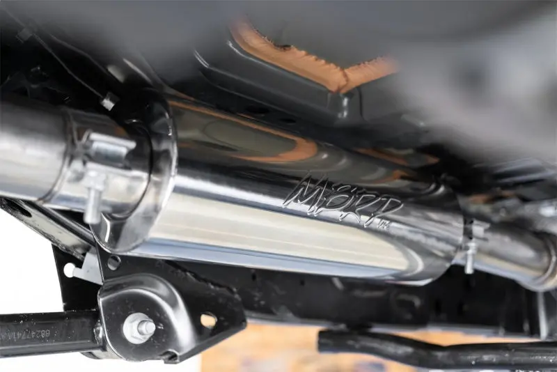 Mbrp 18-20 Jeep Wrangler Jl 2.5In Single Rear Exit Cat Back Exhaust - Aluminum 2