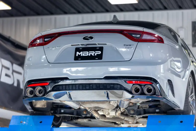 Mbrp 18-22 Kia Stinger Gt Bezel Kit Quad Tip Cf 2