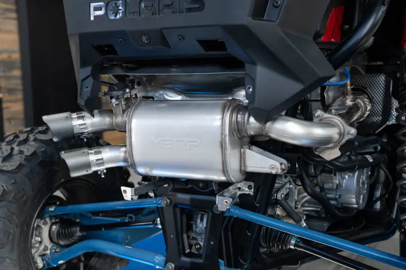 Mbrp 20-22 Polaris Rzr Pro Xp 2.5In Slip-On Active Exhaust Dual Out 2