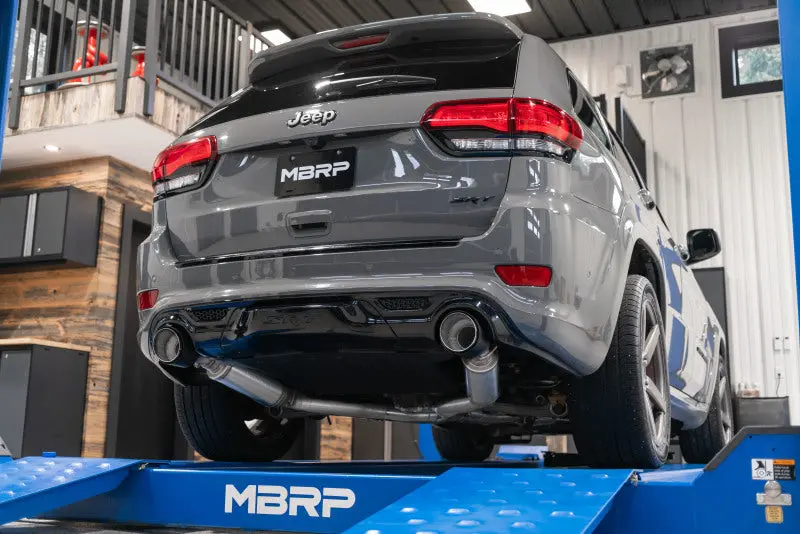 Mbrp 2012+ Jeep Grand Cherokee Srt 6.4L 3In Dual Rear Exit T304ss Catback Exhaust - Cf Tips 2