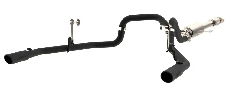 Mbrp 2015 Ford F-150 5.0L 3In Cat Back Dual Split Rear Exit Black Exhaust System 2