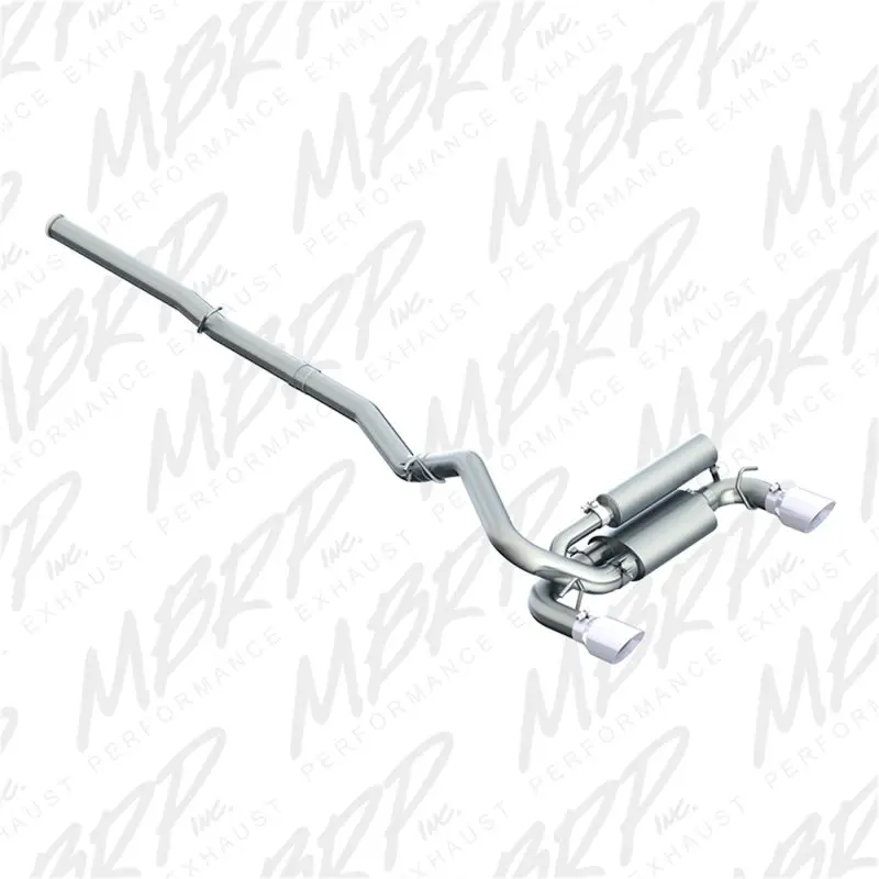 Mbrp 2016+ Ford Focus Rs 3In Dual Outlet Cat-Back Exhaust T409 Ss 1