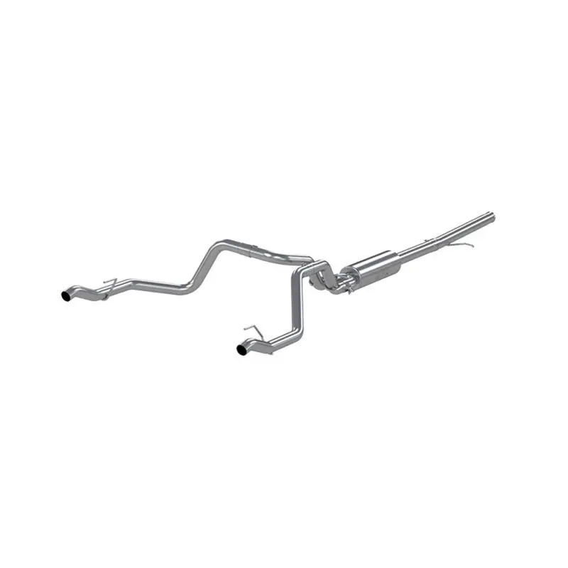 Mbrp 2019 Chevrolet Silverado 1500 4.3L/5.3L 2.5In Cat Back Dual Rear Exit - Aluminized 2